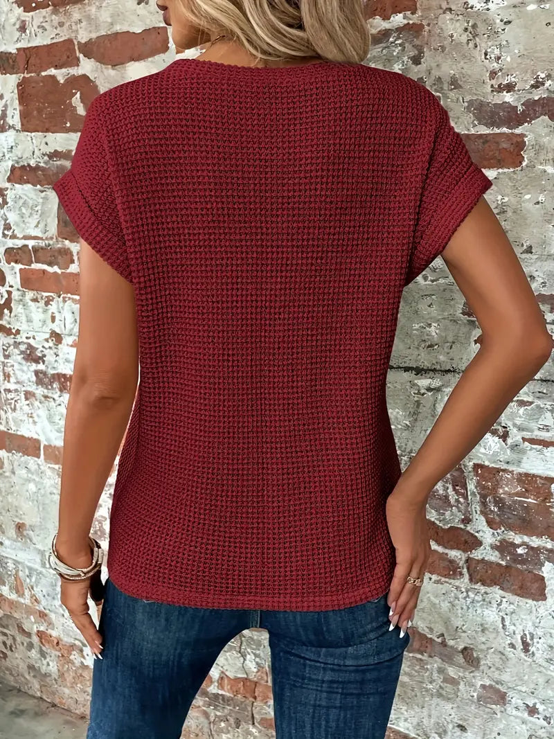 Gretel | Lässiges T-Shirt mit kurzen Ärmeln