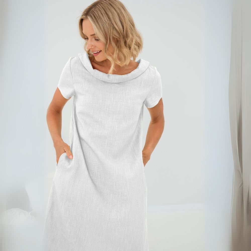 Riley | Leinen Sommerkleid