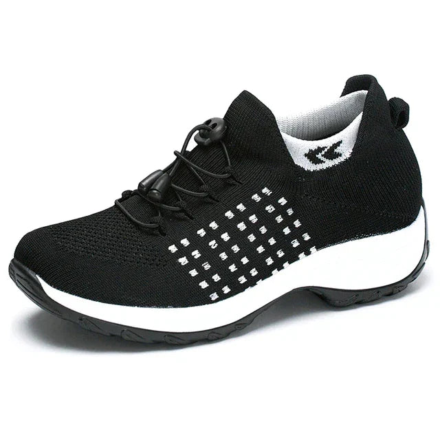 Viva Trend - Atmungsaktive Slip-On-Sportschuhe zum Gehen für Damen | Leichte Slip-On-Wander-Sneaker aus Mesh für Damen