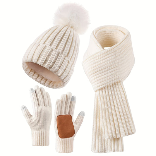 Viva Trend | 3-Teiliges Winterset Für Chicen Winterkomfort Für Frauen
