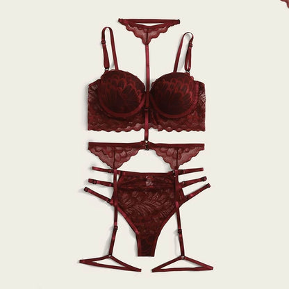 Viva Trend | Exquisite Strapse Pailletten Silber Seide Dessous