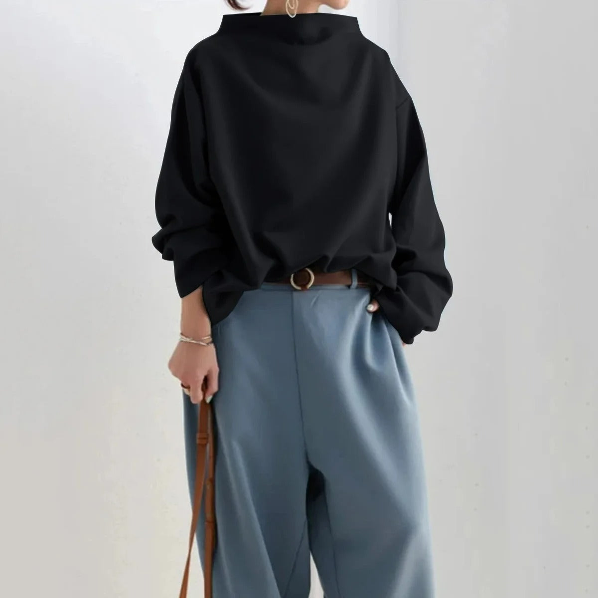Fern | Stilvoller langärmeliger Pullover für Frauen