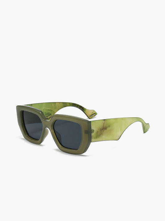 Viva Trend|  Quadratische Sonnenbrille mit Marmordruck