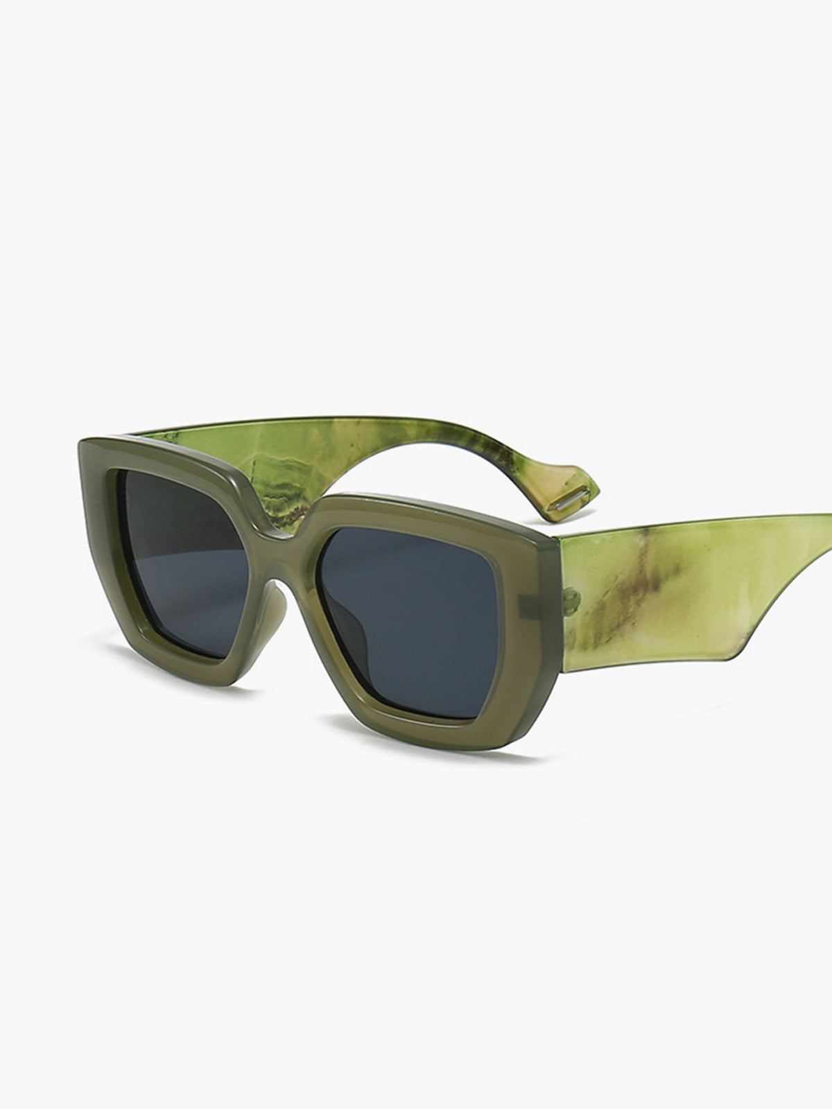 Viva Trend|  Quadratische Sonnenbrille mit Marmordruck