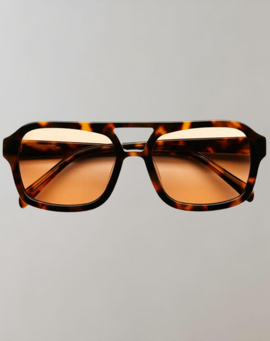Viva Trend|  Vintage Sonnebrille Damen im Leopardenprint | Retro Sunglasses Women