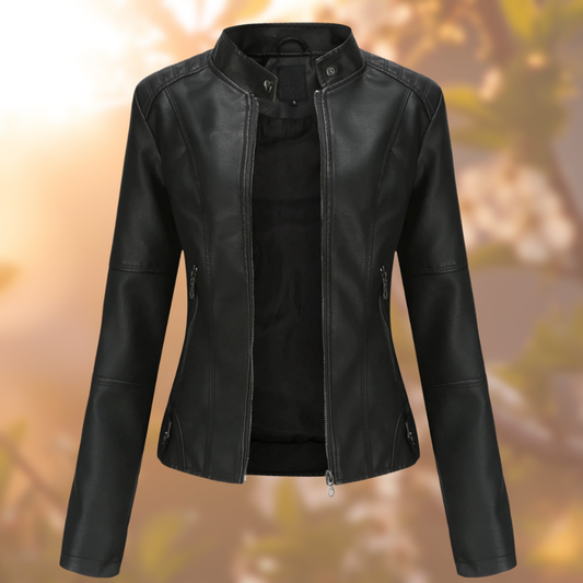 Nanna | Lederjacke Frühling Bikerjacke