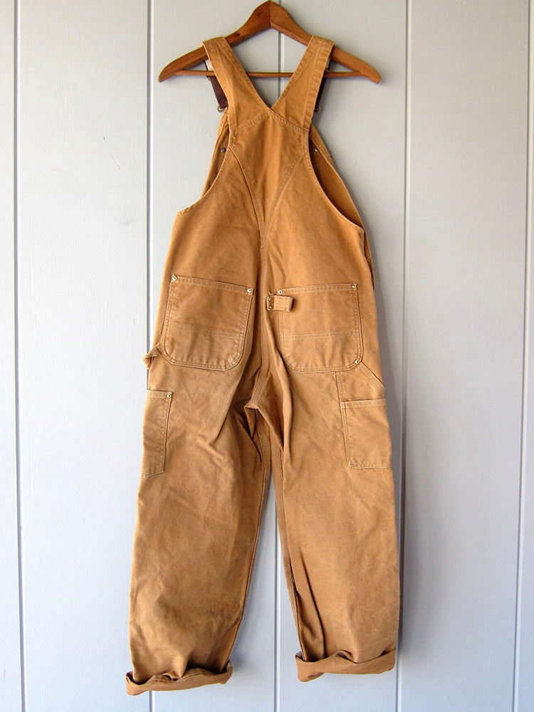 Leslie | Latzhose aus Segeltuch für Damen mit lockerer Passform