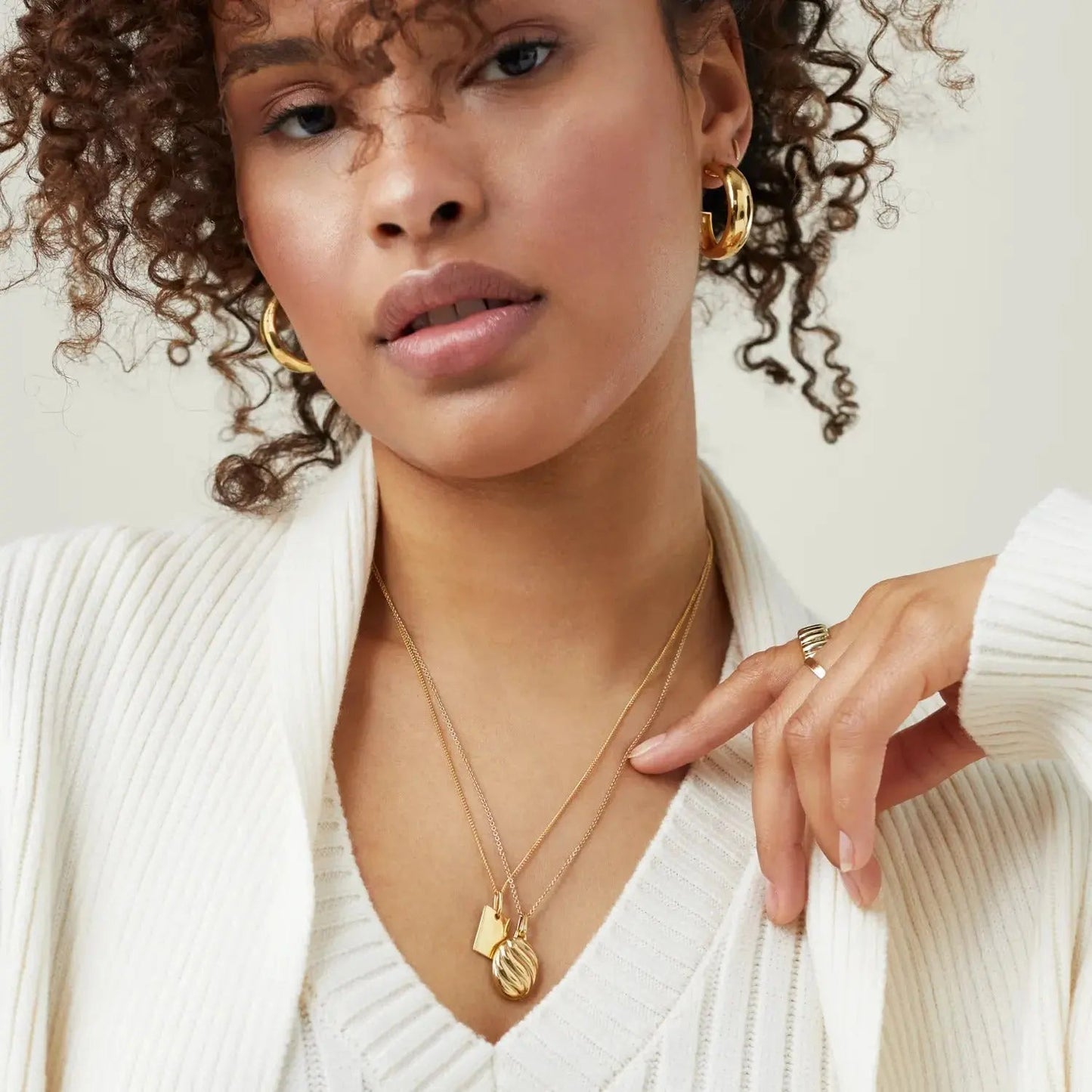 Viva Trend | Elegante vergoldete Spiralkette