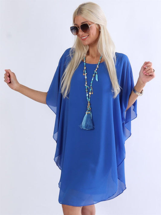 Kenia | Tunikakleid mit Chiffonschichten