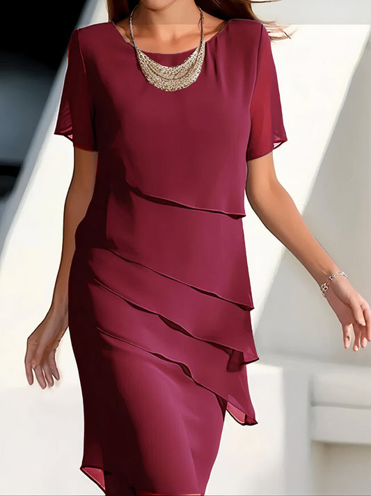 Daria | Plissiertes Chiffonkleid - Bequem - Hochwertig - Langlebig