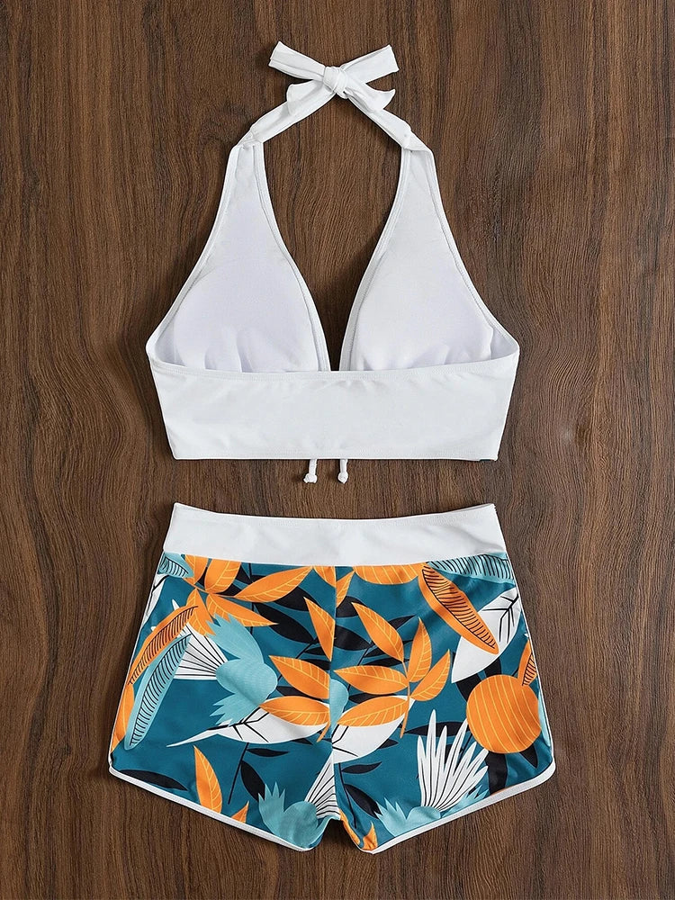 Viva Trend | Bikini-Set mit hoher Taille und Print