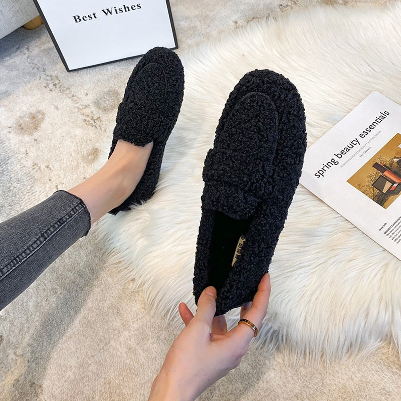 Mara | Plüsch Hausschuhe Schuhe