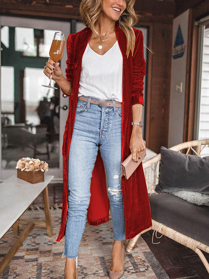 Viva Trend | Uplifting My Way Kimono Jacke Aus Samt