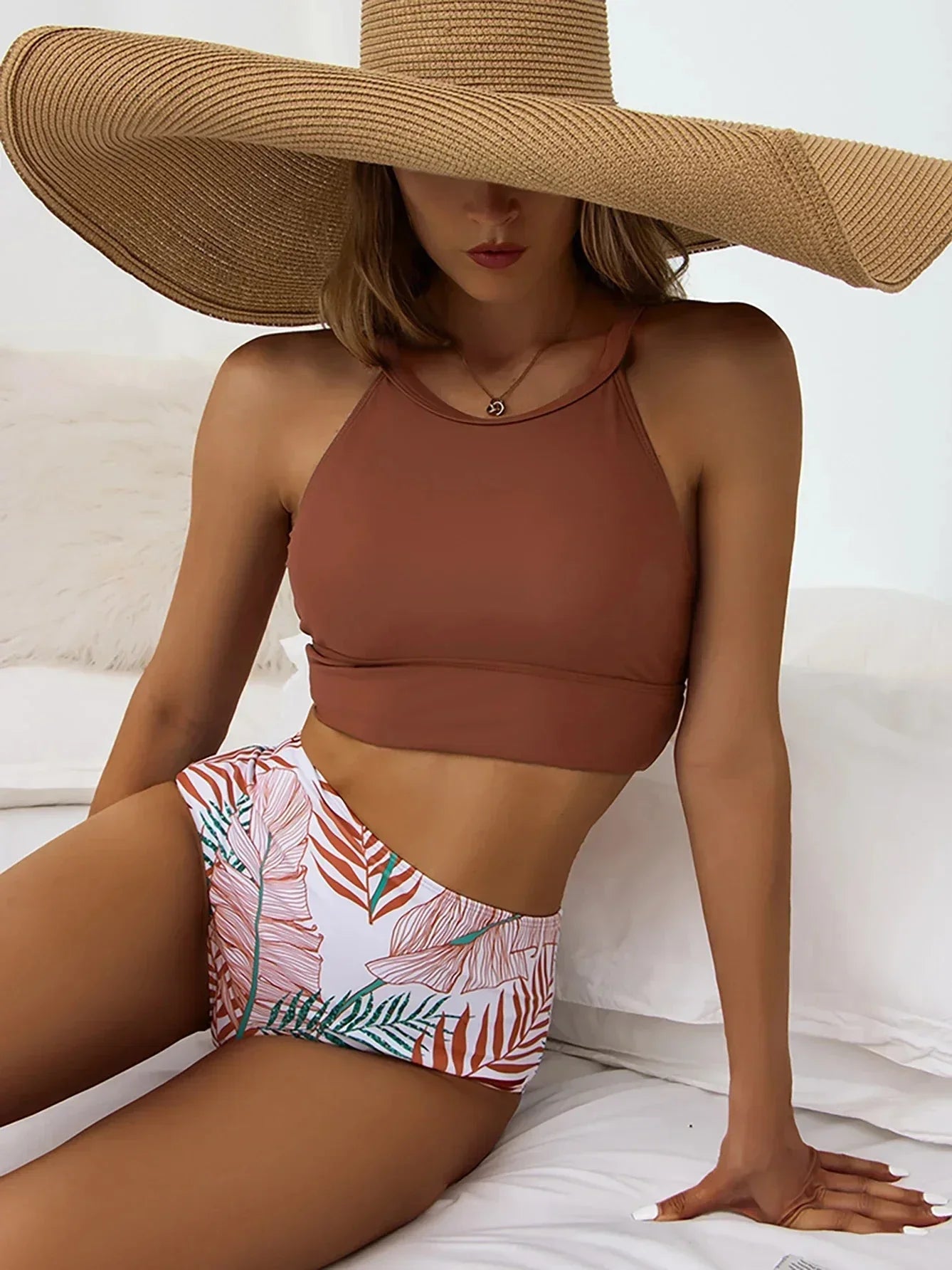 Viva Trend | Set mit hohem Kragen und hoher Taille