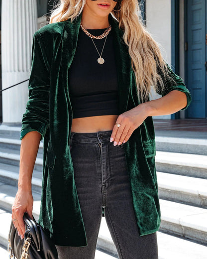 Viva Trend | Uplifting My Way Kimono Jacke Aus Samt