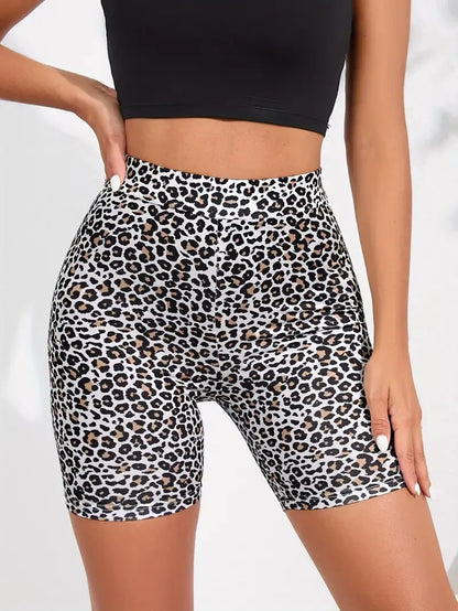 Viva Trend | Taillenkurzshorts mit Leopardenmuster