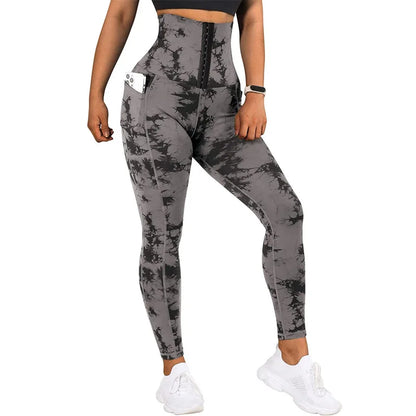 Viva Trend | hohe Taille Sportleggings mit Reißverschluss