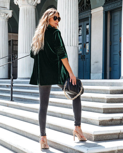 Viva Trend| Mein Weg Samt Kimono Mantel