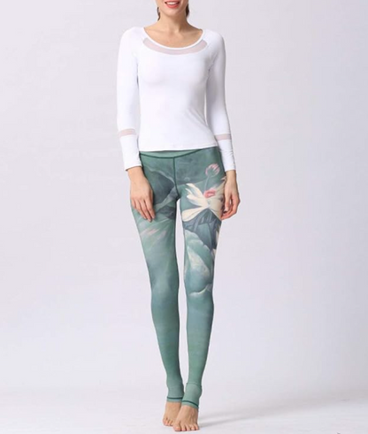 Viva Trend | Leggings mit Blumenmuster