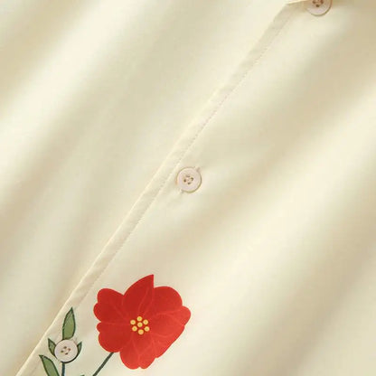 Callahan | Kurzärmeliges Hemd mit Blumenmuster