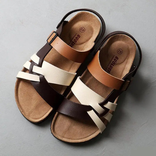 Mael Leder Sandalen