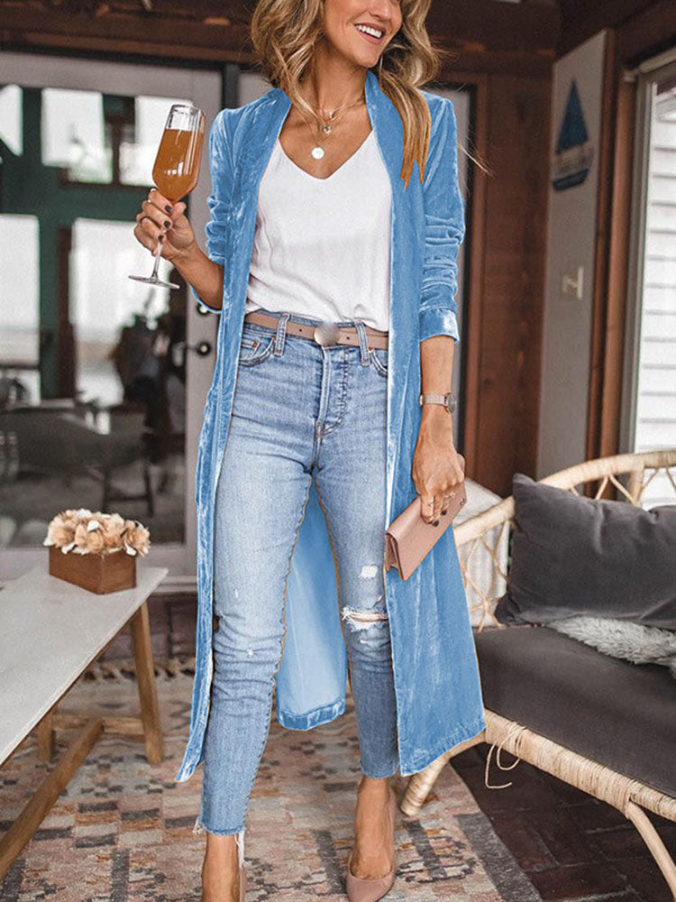 Viva Trend | Uplifting My Way Kimono Jacke Aus Samt