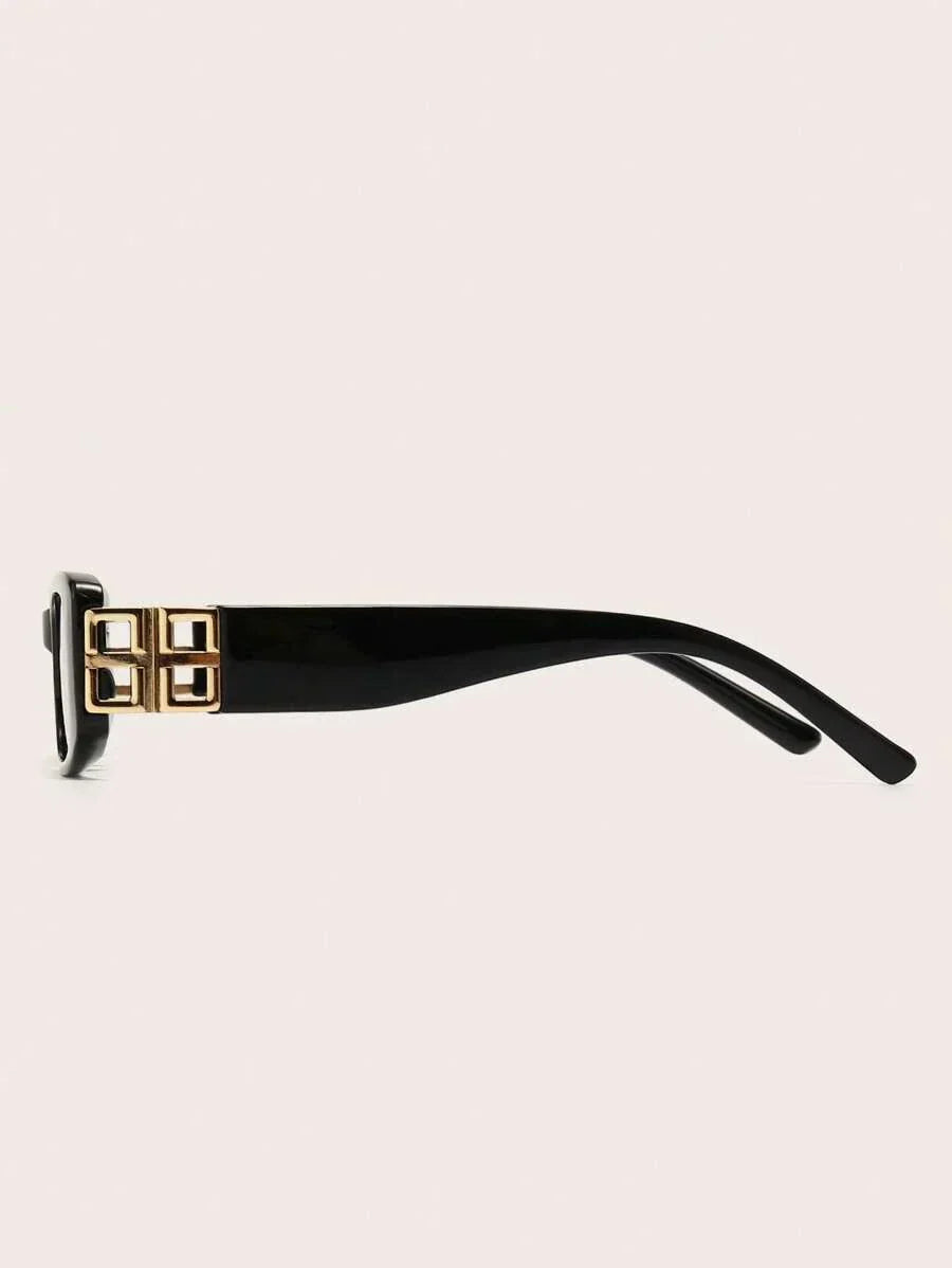 Viva Trend| - Schwarze Sonnenbrille Damen | Vintage Retro Sunglasses
