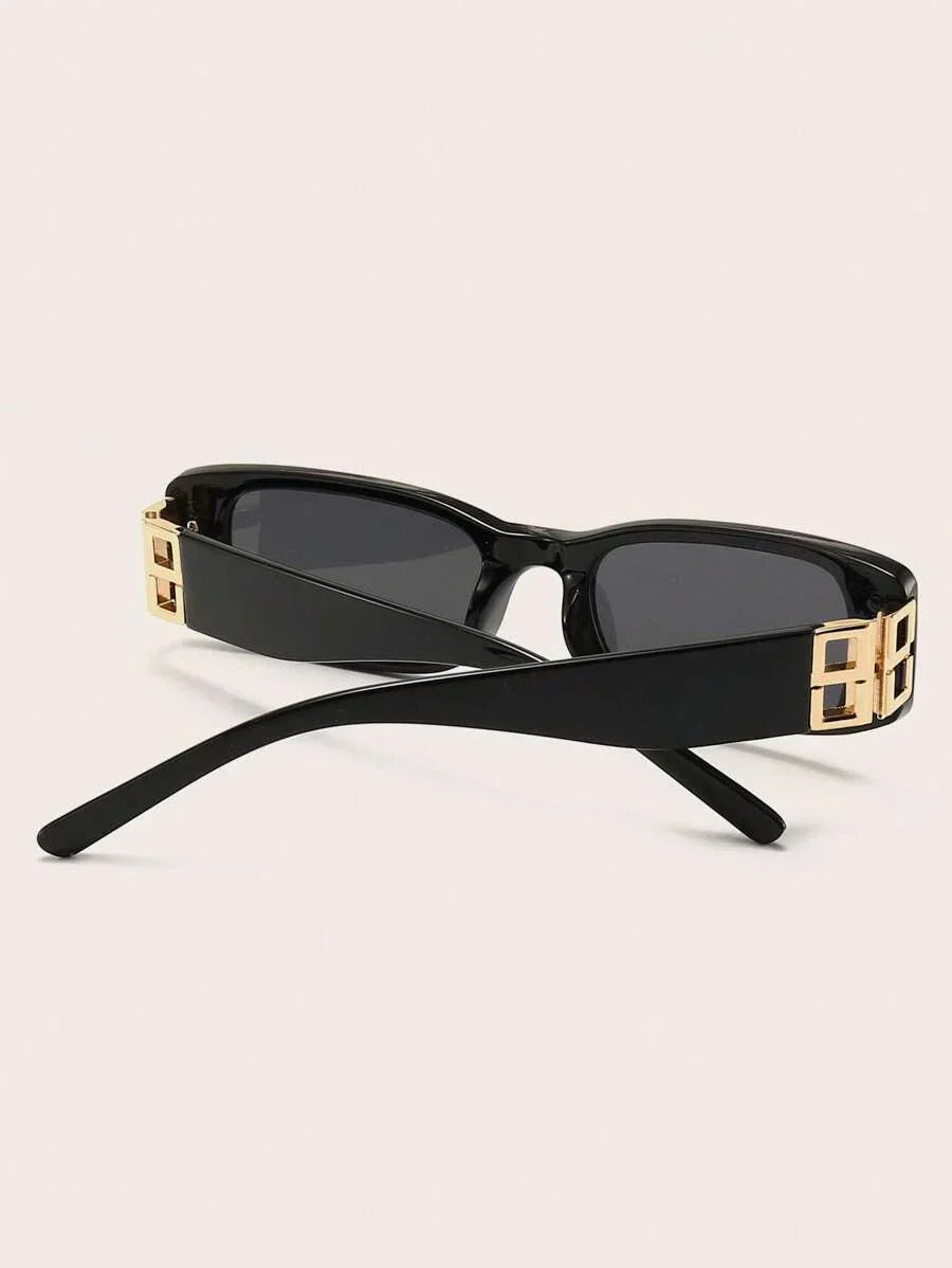 Viva Trend| - Schwarze Sonnenbrille Damen | Vintage Retro Sunglasses