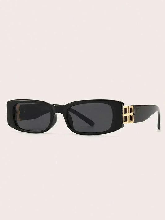 Viva Trend| - Schwarze Sonnenbrille Damen | Vintage Retro Sunglasses
