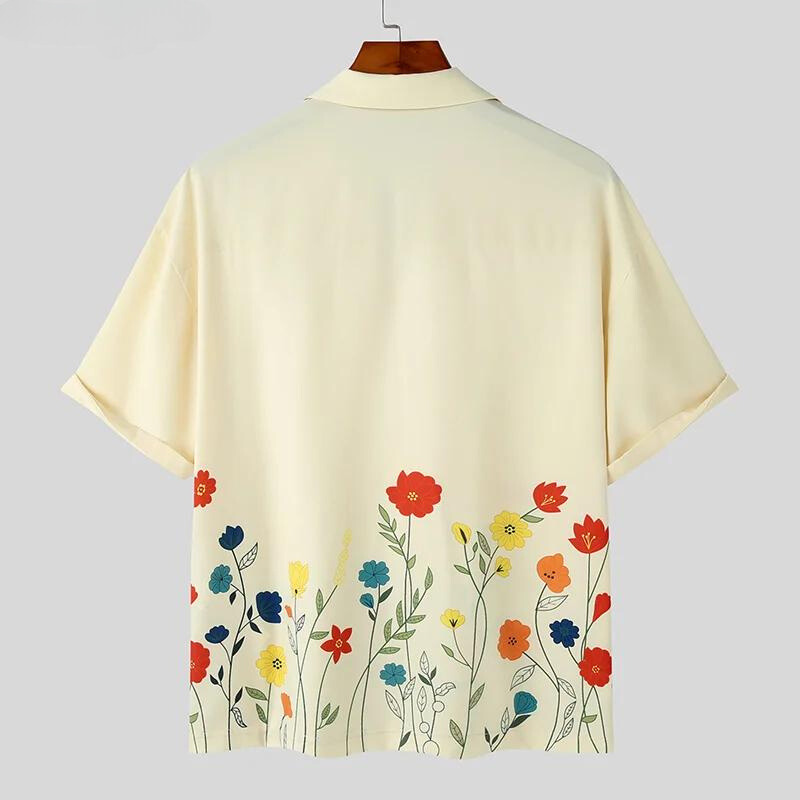 Callahan | Kurzärmeliges Hemd mit Blumenmuster