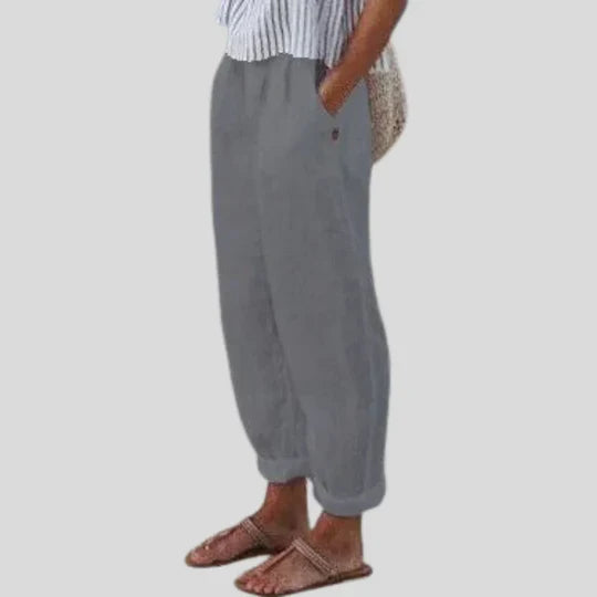 EMILIA | SOFT-LINE-HOSE MIT SEITENTASCHEN