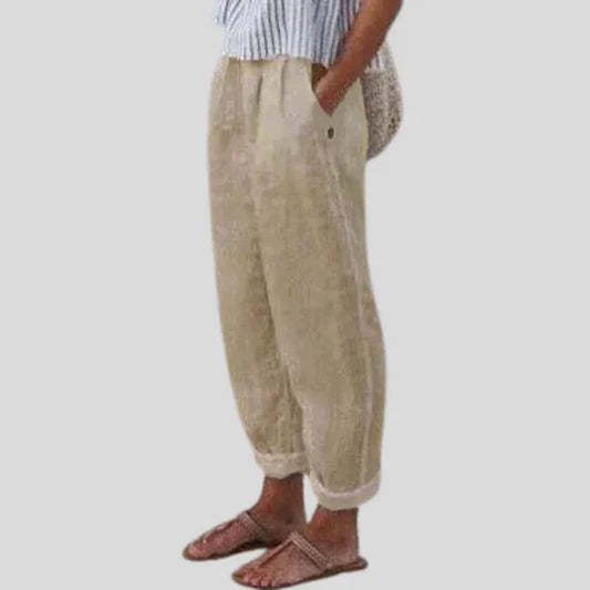 EMILIA | SOFT-LINE-HOSE MIT SEITENTASCHEN