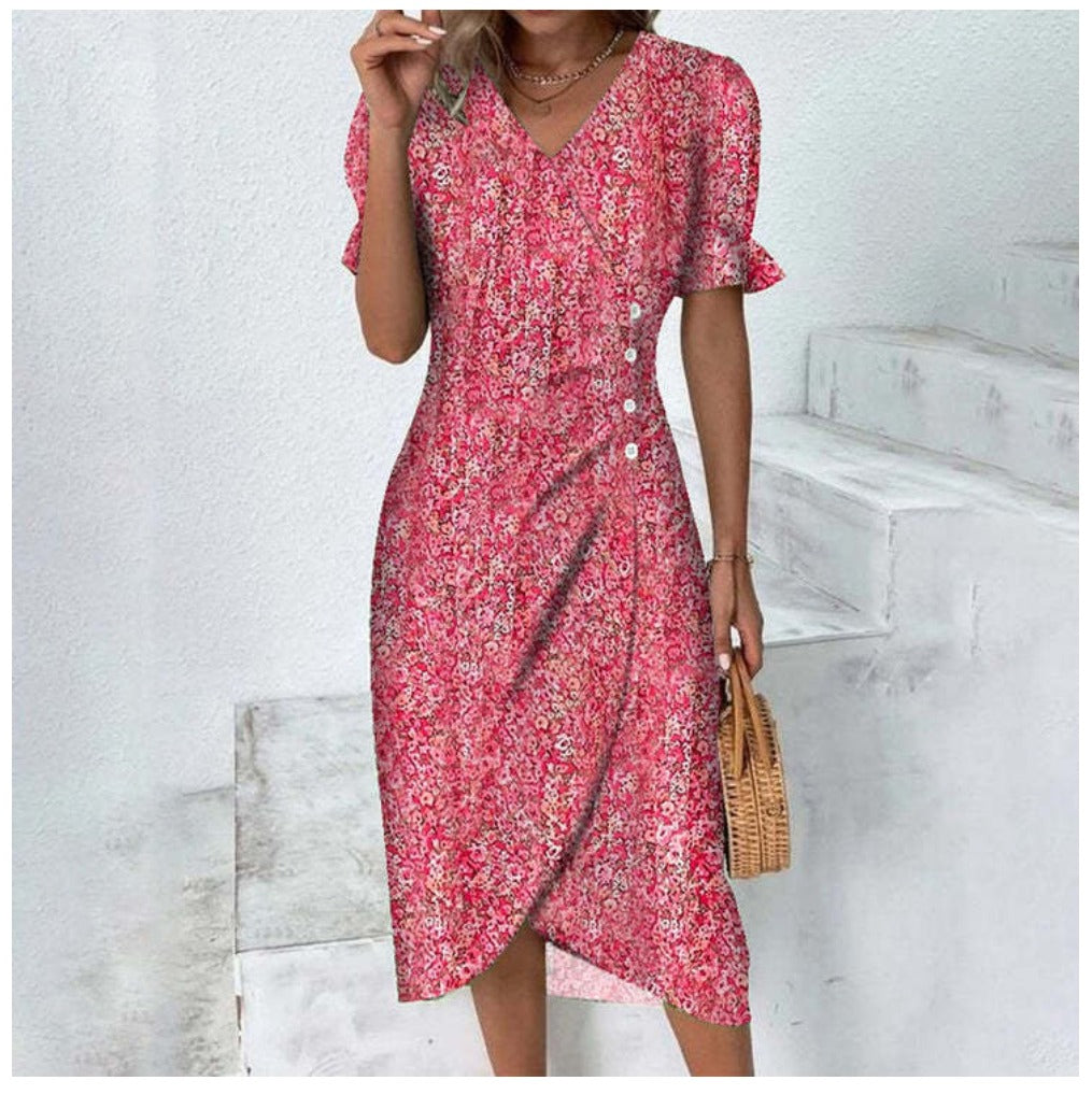 Daya | Feines Kleid mit Knöpfen