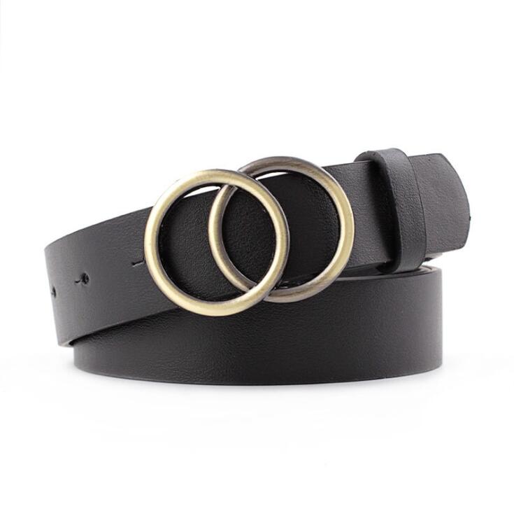 Viva Trend| Beltona - Damen-Ledergürtel mit O-Ring-Schnalle