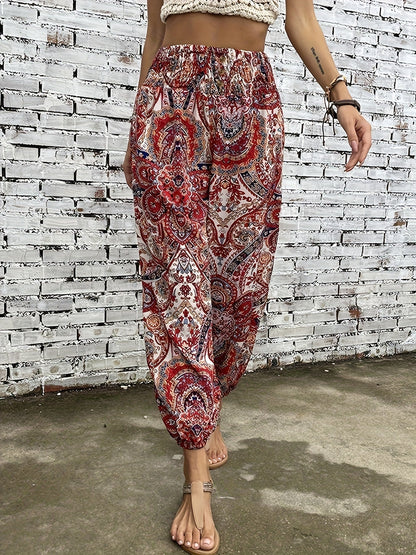 Marit | Ethnische grafische Boho-Hose