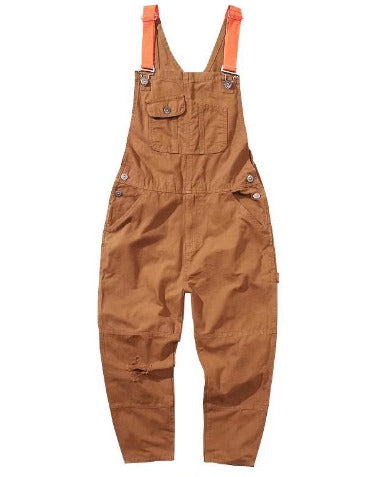 Leslie | Latzhose aus Segeltuch für Damen mit lockerer Passform