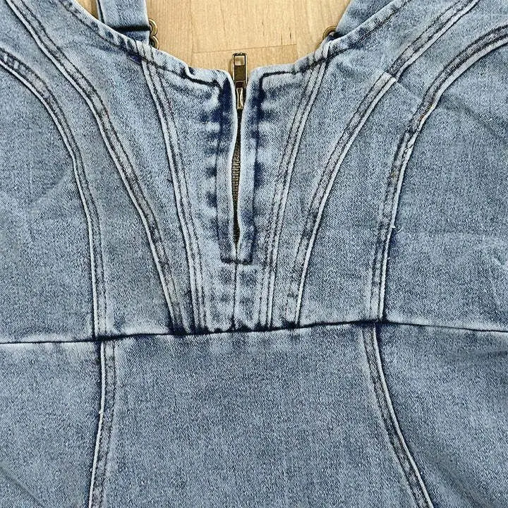 Mirabella | Jeanskleid mit verstellbaren Trägern