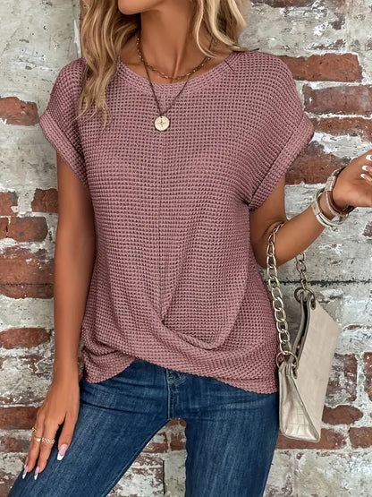 Gretel | Lässiges T-Shirt mit kurzen Ärmeln