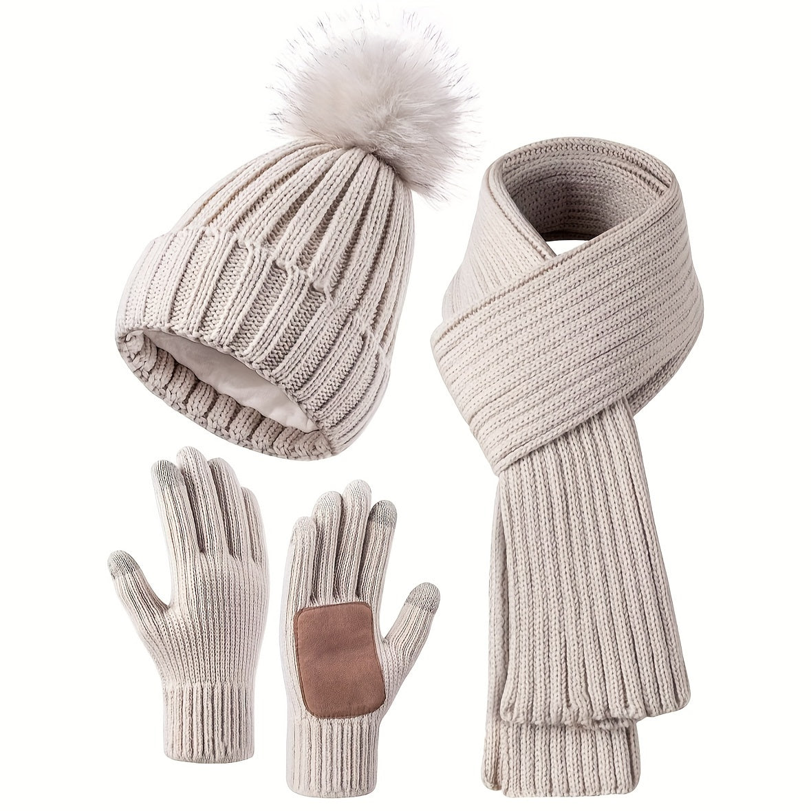 Viva Trend | 3-Teiliges Winterset Für Chicen Winterkomfort Für Frauen