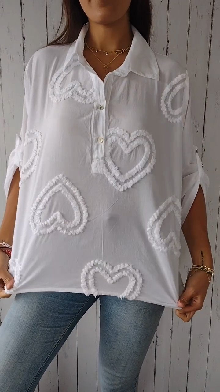 Amour Leinenbluse