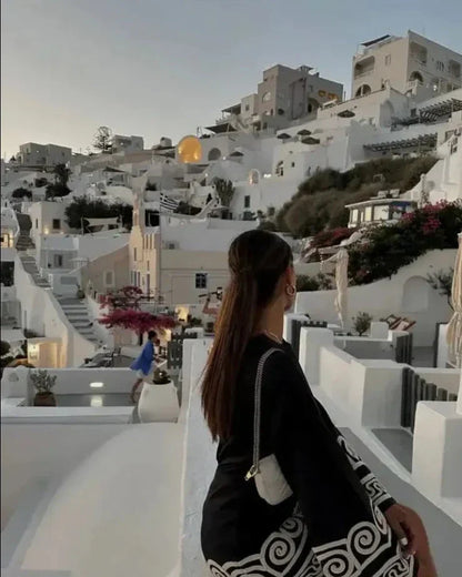 Jule | Besticktes langärmeliges Kleid