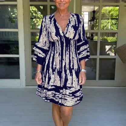 Alese |  Doppellagiges langärmeliges Kleid