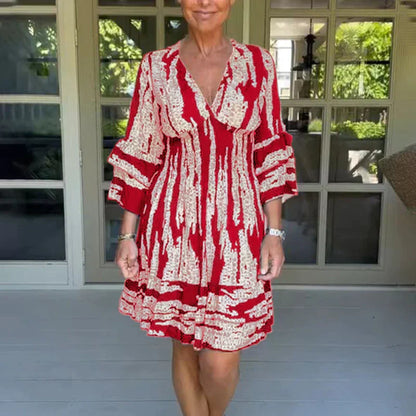 Alese |  Doppellagiges langärmeliges Kleid