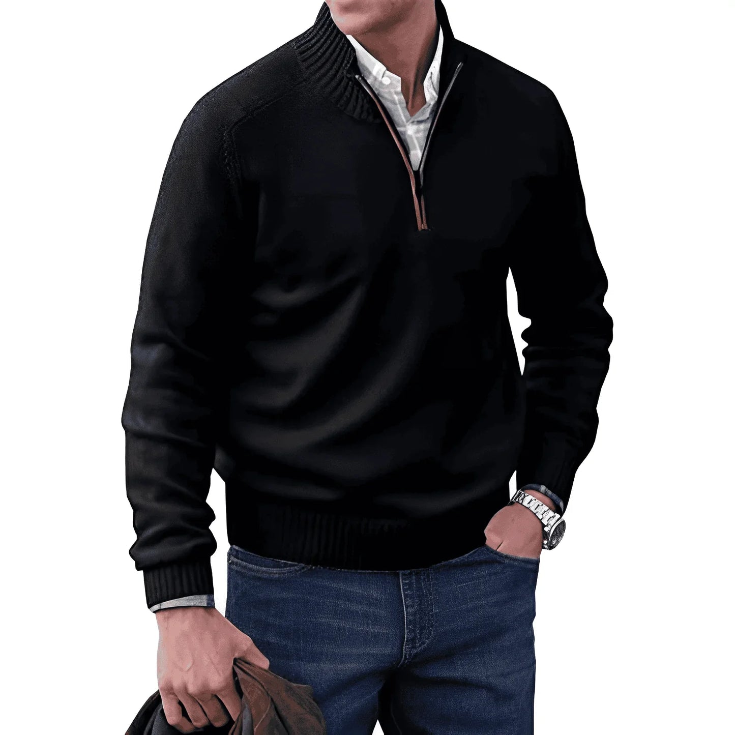JAMES | STILVOLLER HALFZIP-PULLOVER