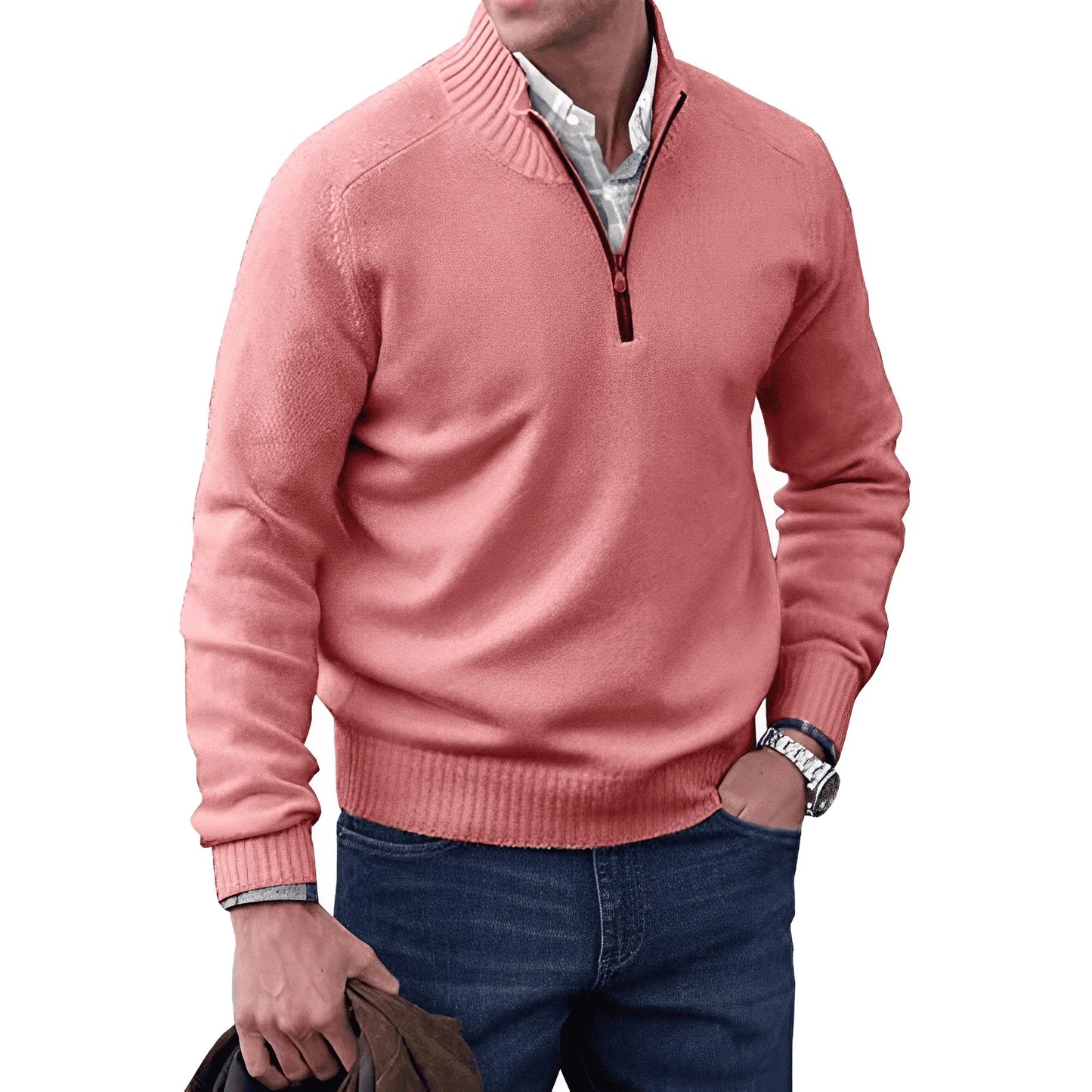JAMES | STILVOLLER HALFZIP-PULLOVER