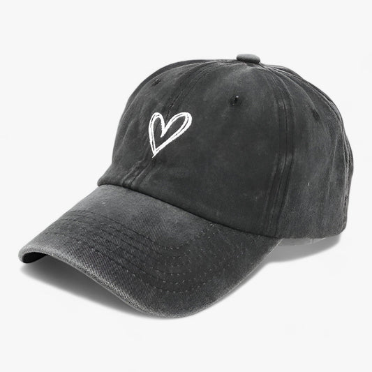 Viva Trend| Damen Retro bestickte Baseballkappe Verstellbarer Sonnenhut