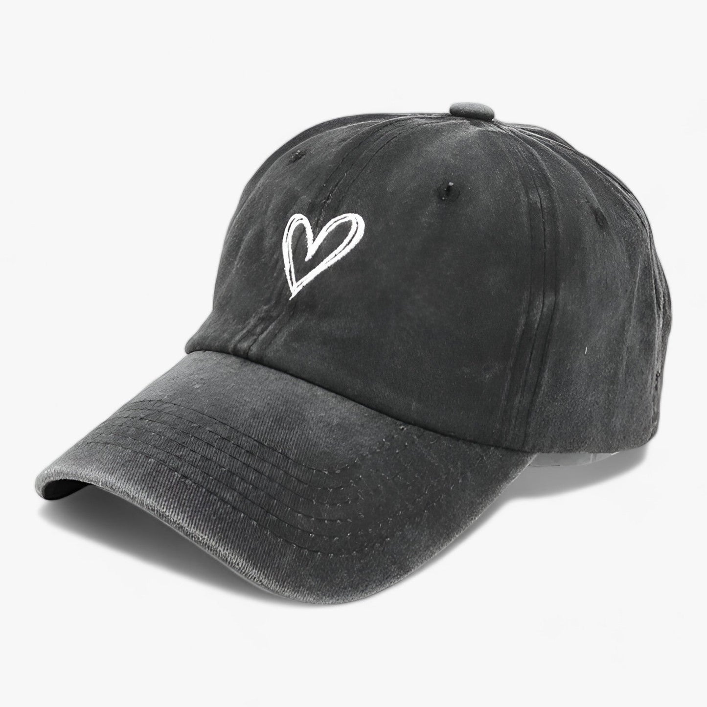 Viva Trend| Damen Retro bestickte Baseballkappe Verstellbarer Sonnenhut