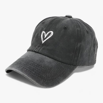 Viva Trend| Damen Retro bestickte Baseballkappe Verstellbarer Sonnenhut