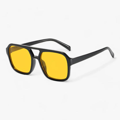 Viva Trend| Vintage-Viereck-Sonnenbrille - Stilvoller Augenschutz für alle Gelegenheiten