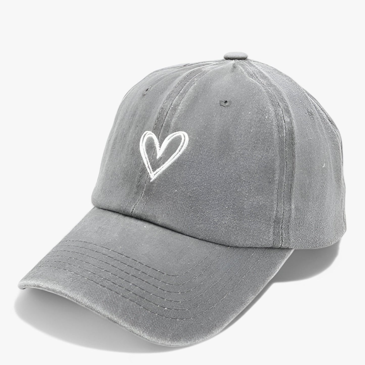 Viva Trend| Damen Retro bestickte Baseballkappe Verstellbarer Sonnenhut